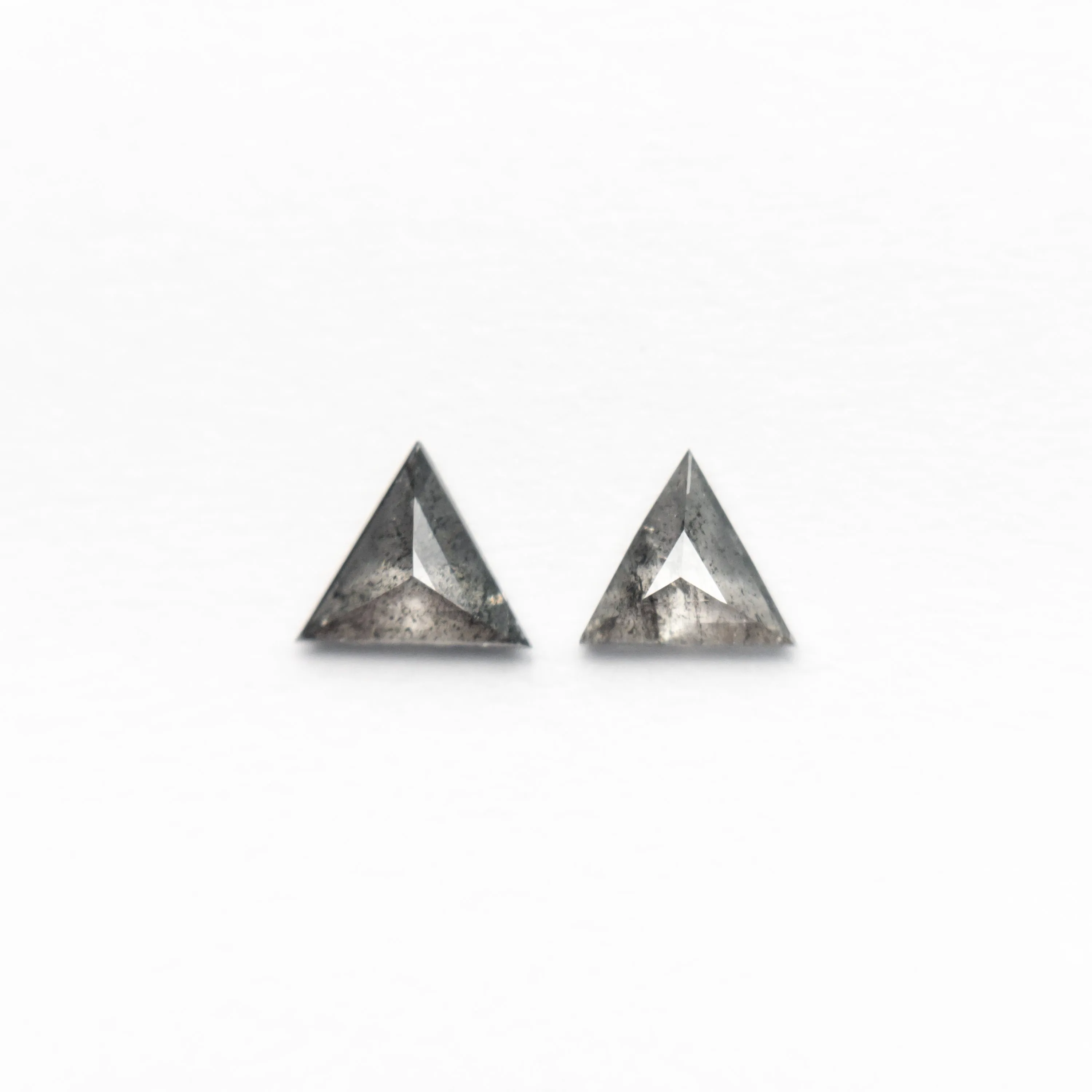 0.22cttw 2pc 3.63x3.56x1.36mm 3.42x3.32x1.29mm Triangle Rosecut Matching Pair 24482-01