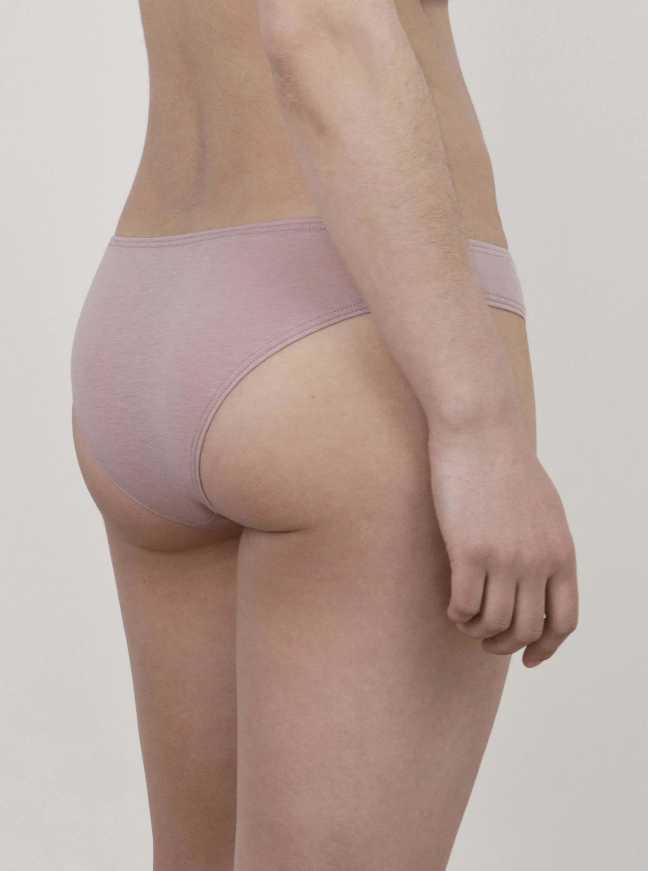 100% Organic Cotton Tanga - Mauve