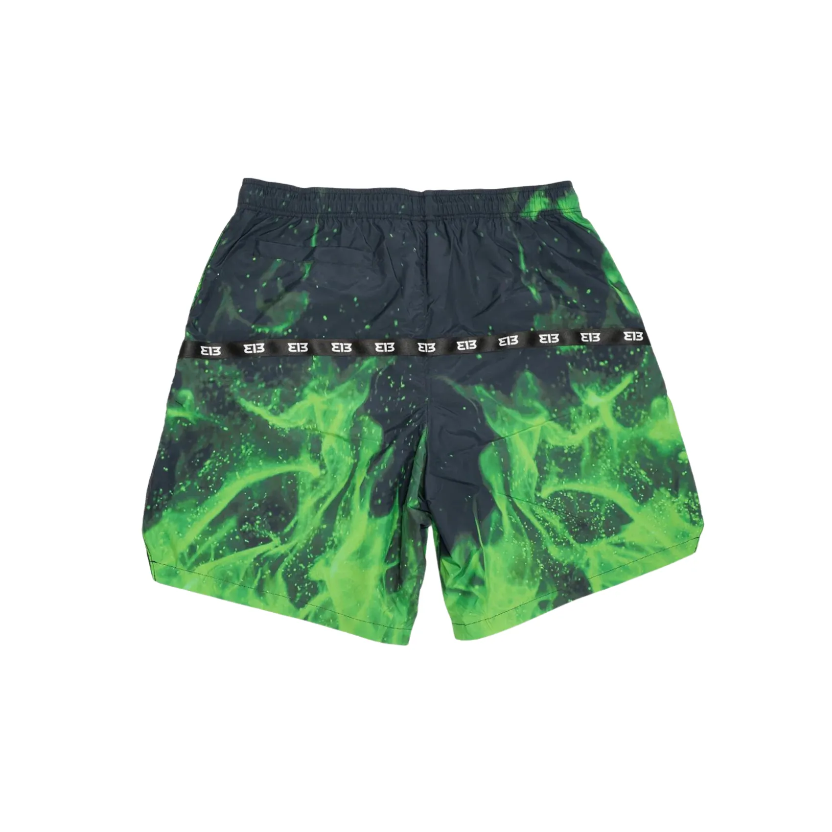 313 Swimwear - Green Flames