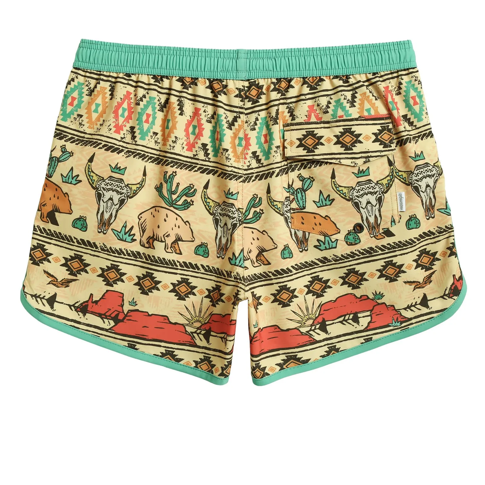 4.5 Inch Inseam Vintage Stretch Desert Gobi Swim Trunks