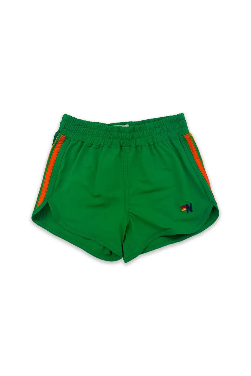 5 STRIPE KIDS FLEX JOGGER SHORT - KELLY GREEN