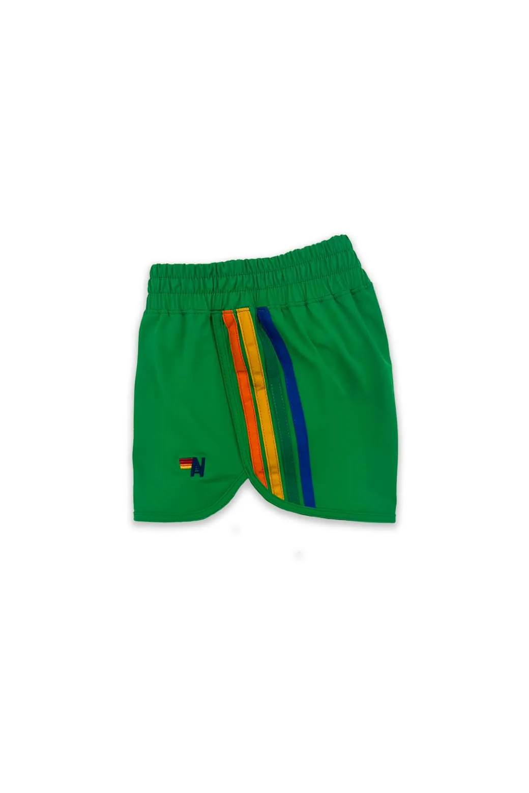 5 STRIPE KIDS FLEX JOGGER SHORT - KELLY GREEN