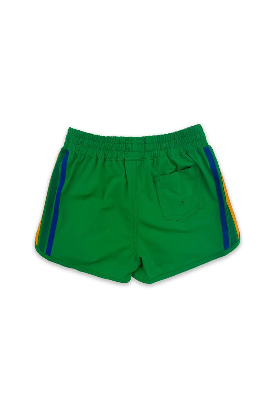 5 STRIPE KIDS FLEX JOGGER SHORT - KELLY GREEN