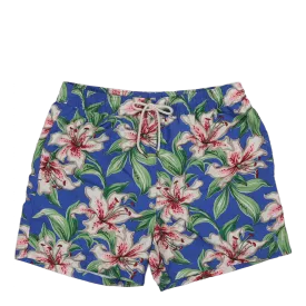 5.75-Inch Traveler Classic Swim Trunk Seaside Lilies