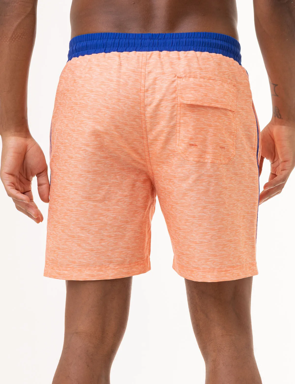 7 HEATHER CONTRAST SWIM TRUNKS