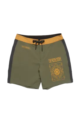 7" Del Este Boardshorts Sun Drinker Algae