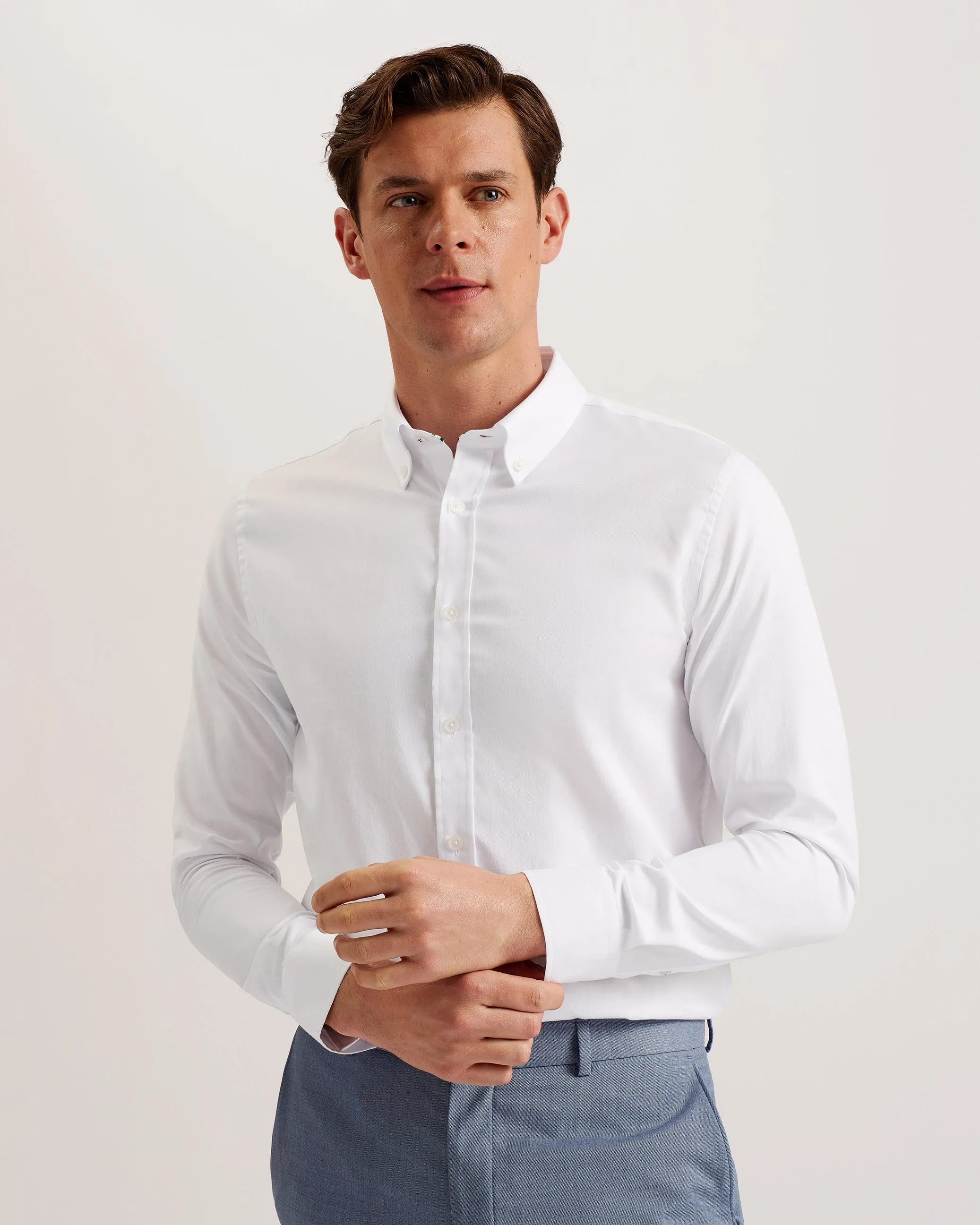 Allardo Ls Regular Premium Oxford Shirt White