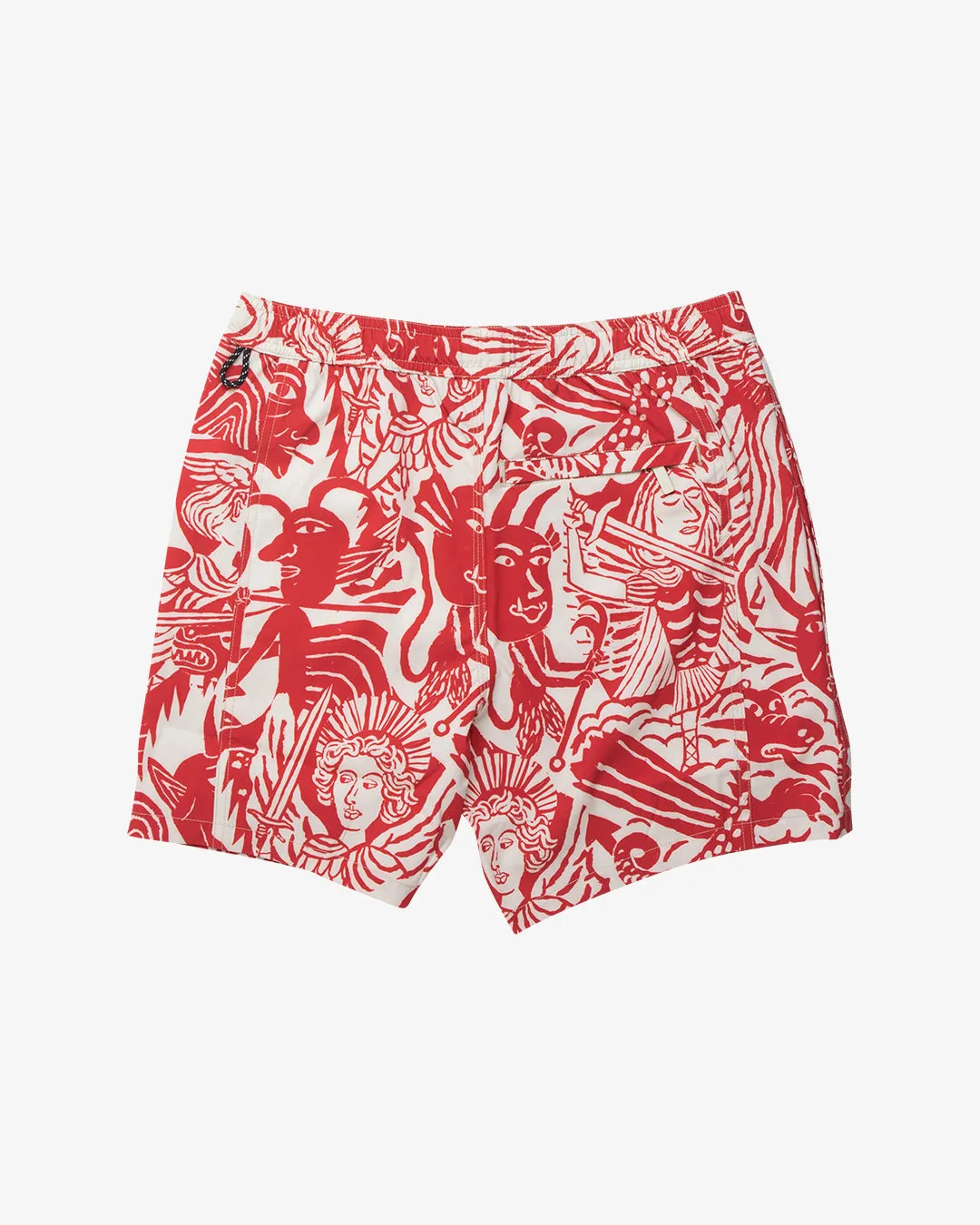 Angels & Demons Boardshort - Red