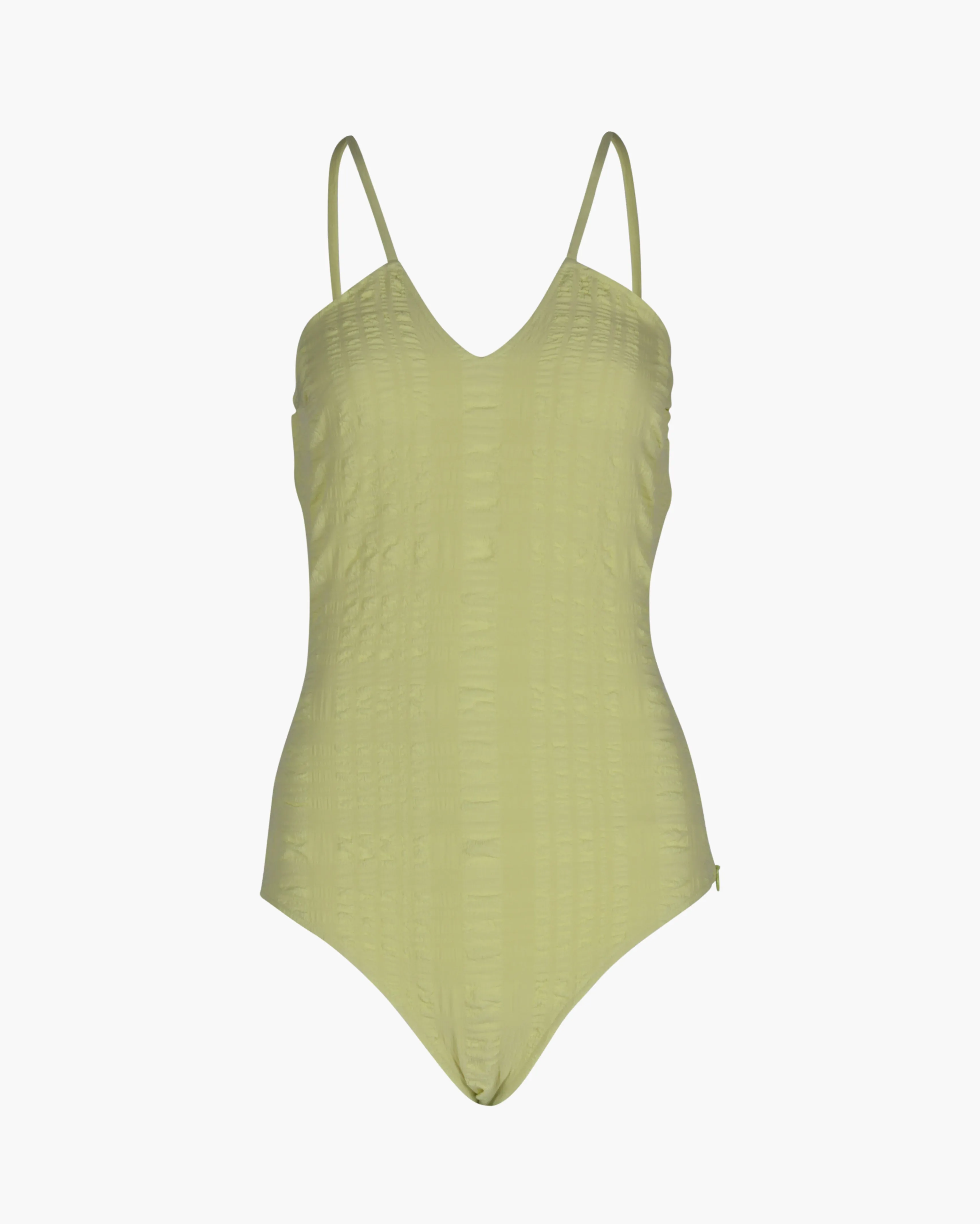 Ava One-piece Seersucker Green