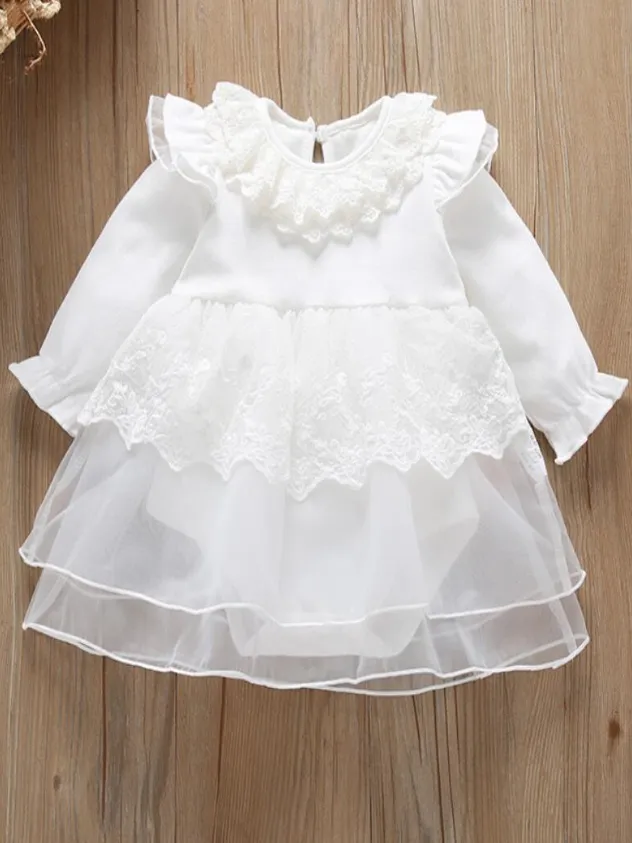 Baby Love That Lace Look Tulle Skirt Onesie