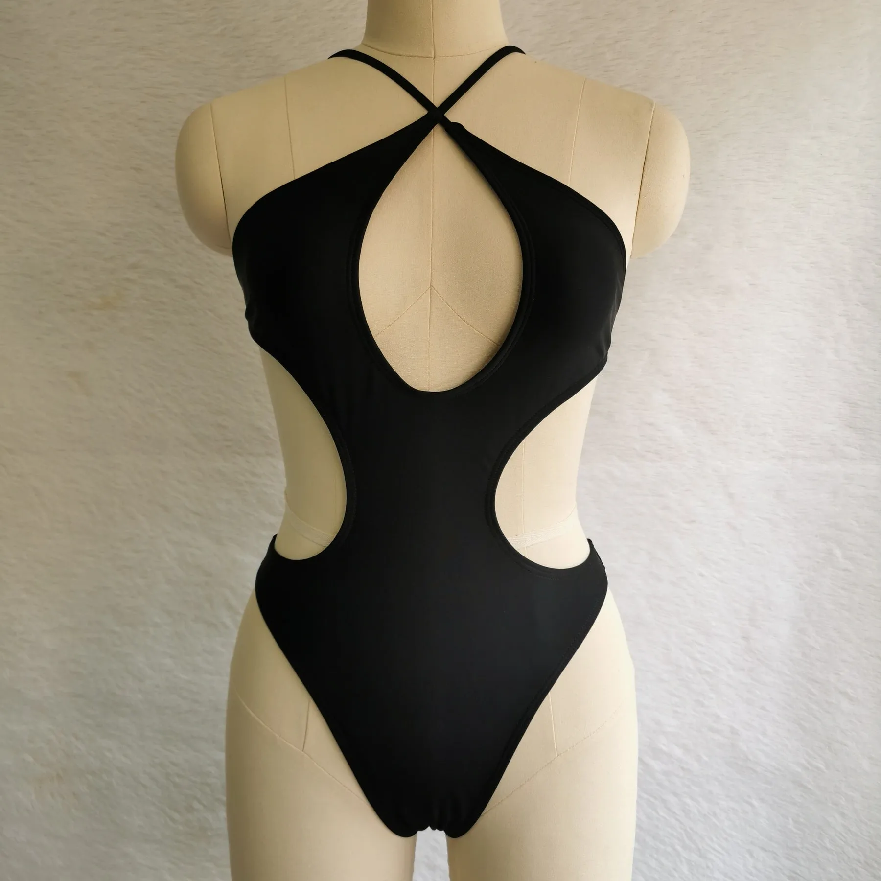 Bahamas Hollow Out One Piece Swimsuit