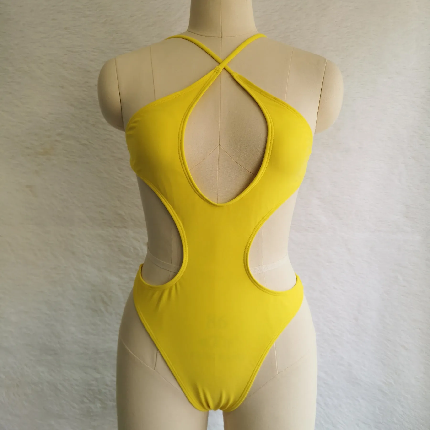 Bahamas Hollow Out One Piece Swimsuit