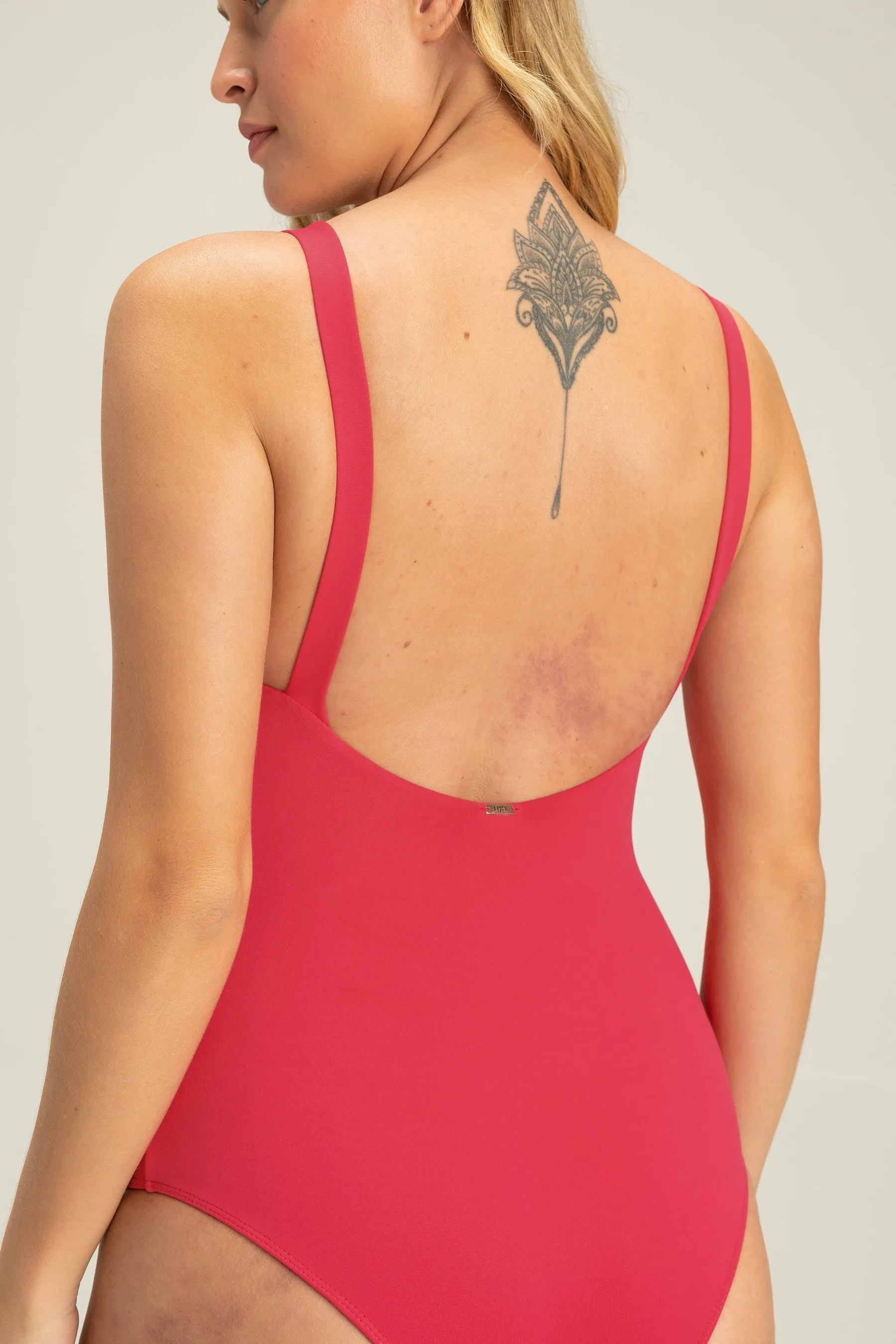 Band One-Piece Swimsuit