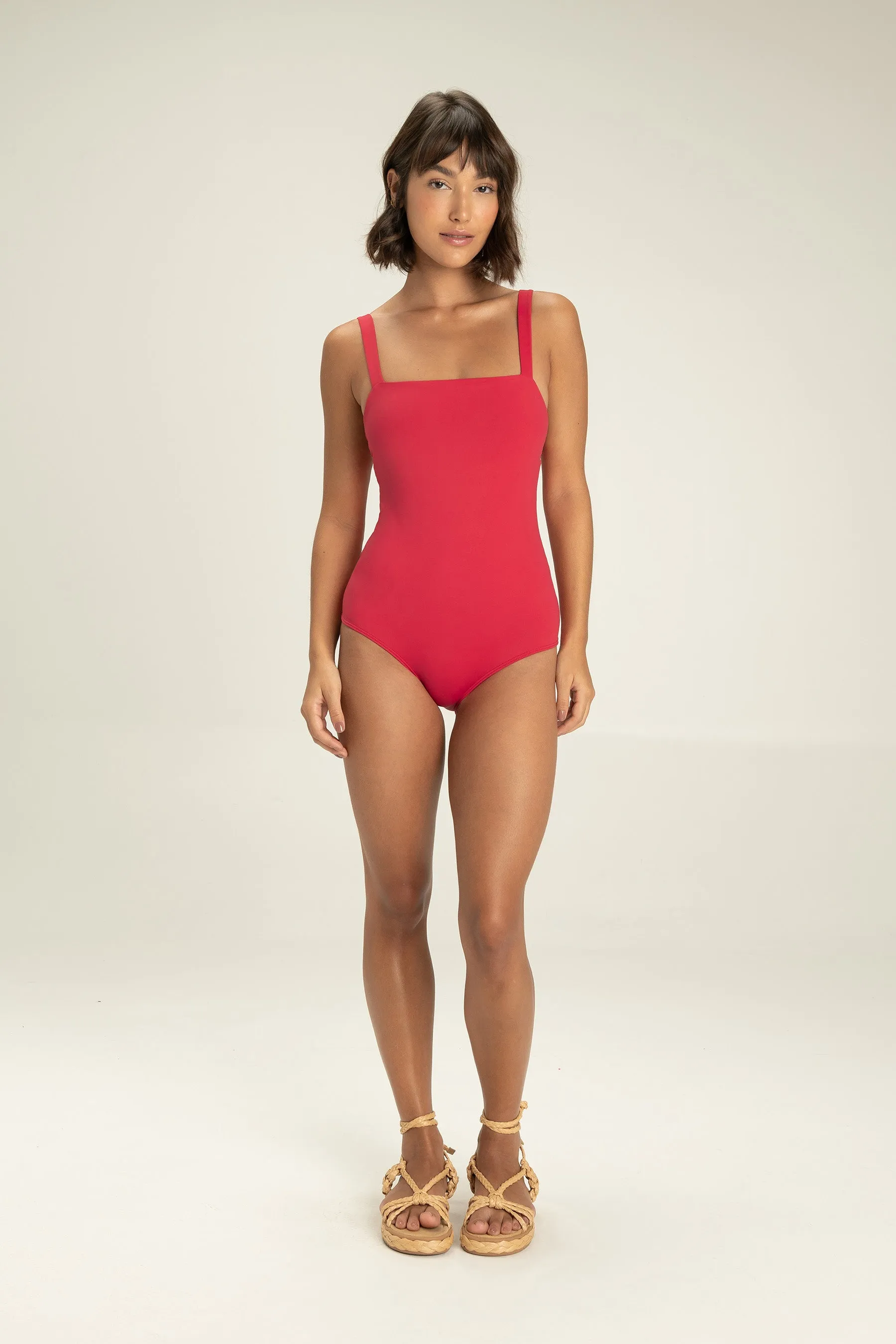 Band One-Piece Swimsuit