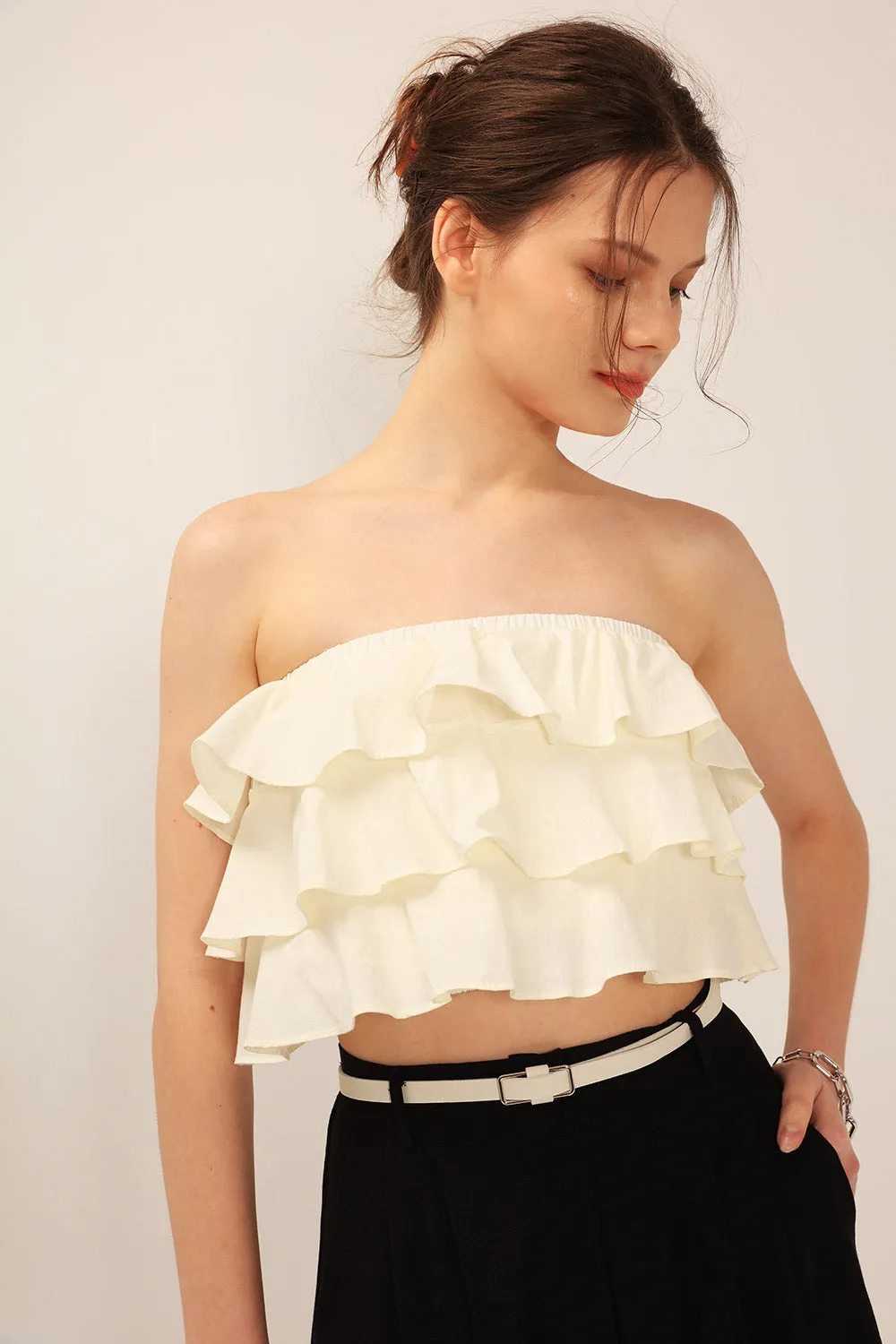 Bella Ruffled Tank Top