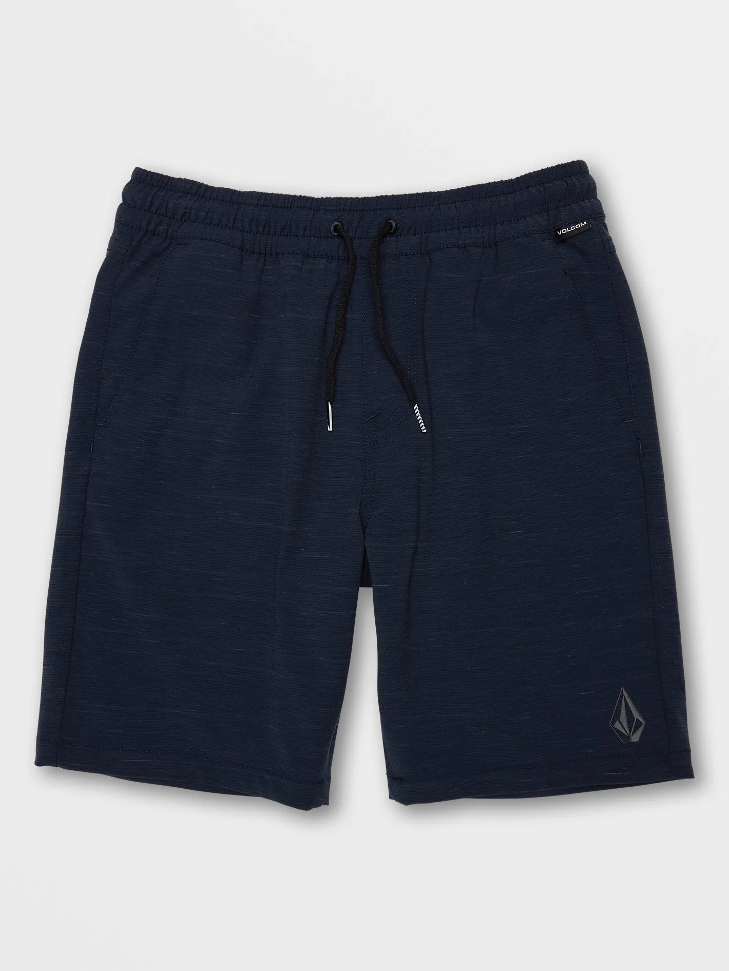 Big Boys Understoned Elastic Waist Hybrid Shorts - Navy