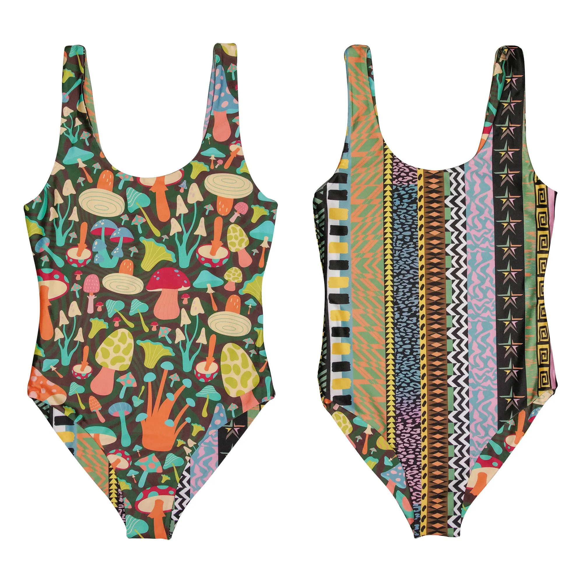 Big Fungus - Reversible Swimwear