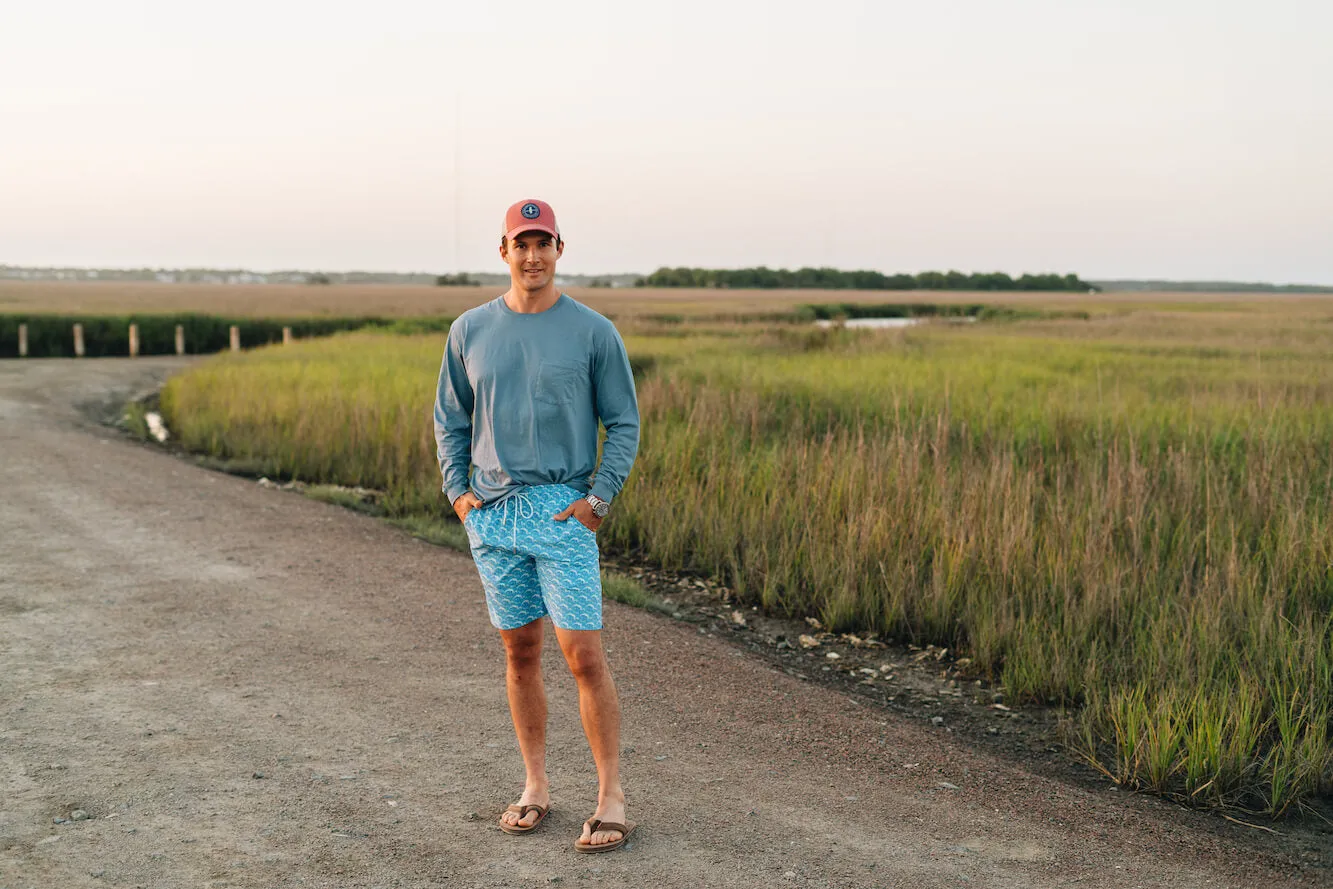 Big Time Breakers: Swim Trunks - Light Blue