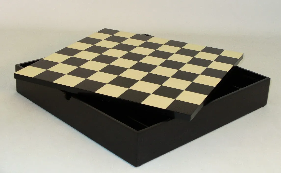 Black & Maple Veneer |  Chess Board   Chest