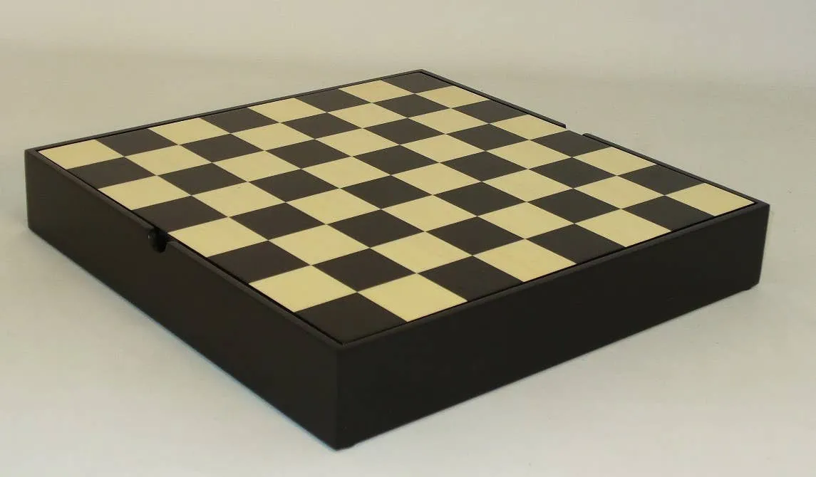 Black & Maple Veneer |  Chess Board   Chest