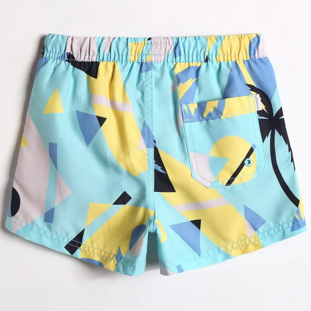 Boys Geometric Patterns Swim Trunk