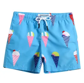 Boys Ice-cream Printed Swim Trunks