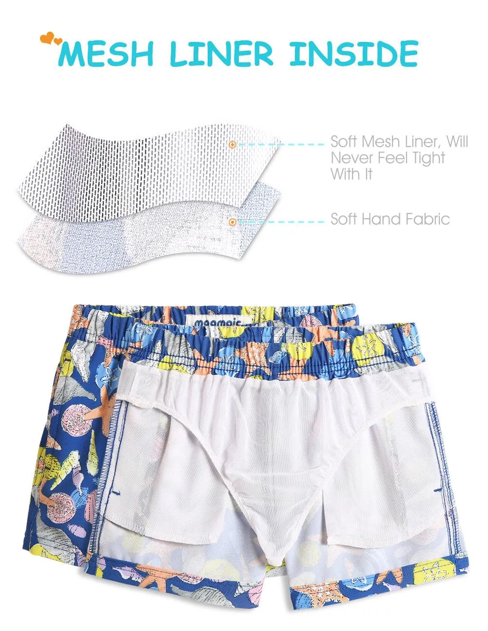 Boys Starfish Stretch Swim Trunks