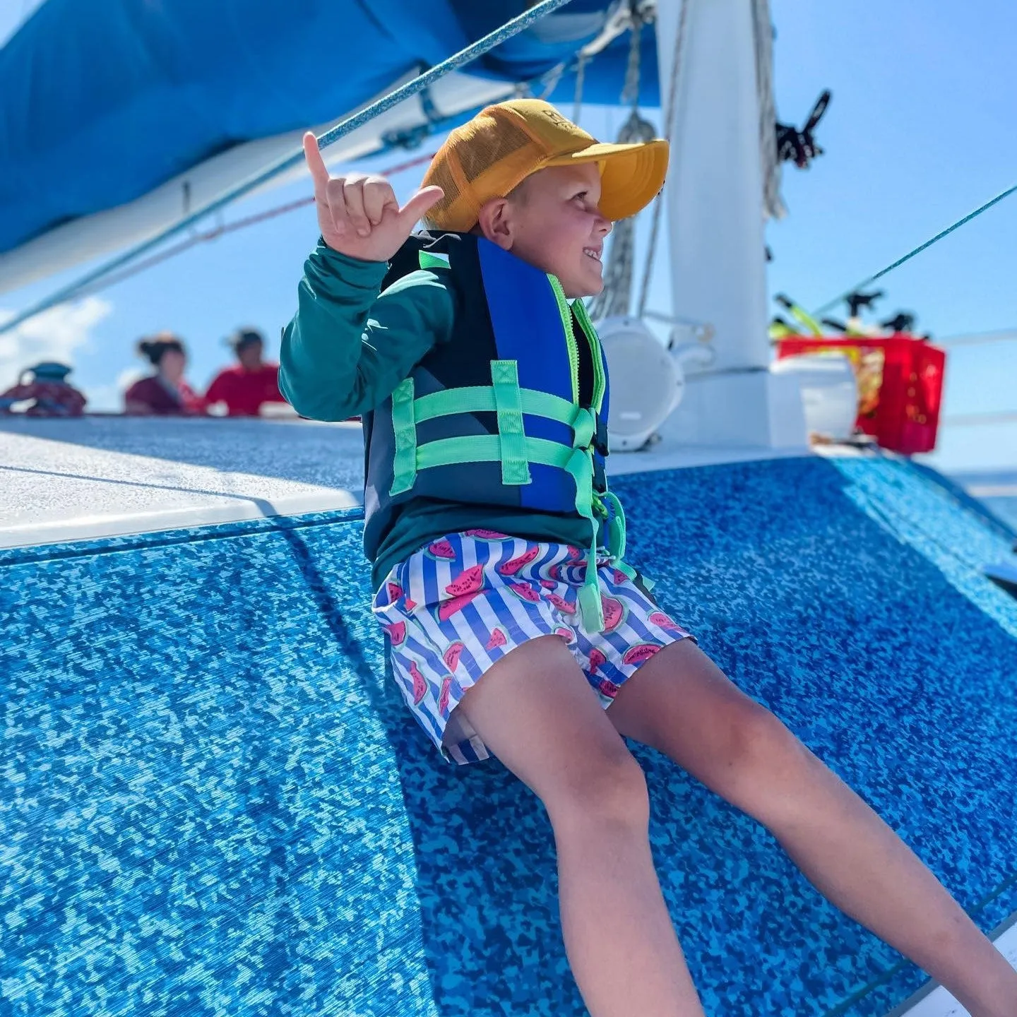 Boys Watermelon Stretch Swim Trunks