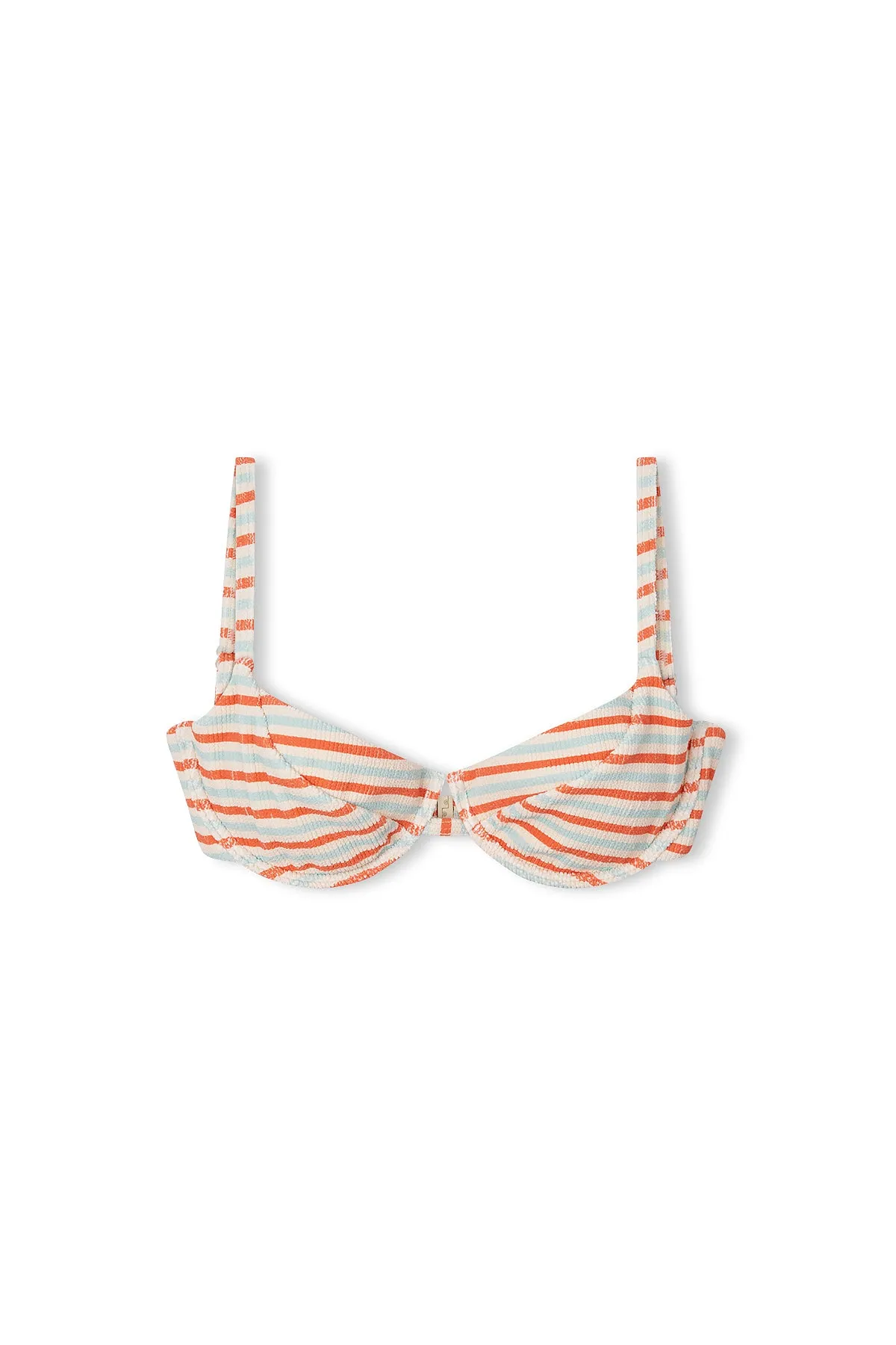 Chilli Stripe Textured Bra Cup