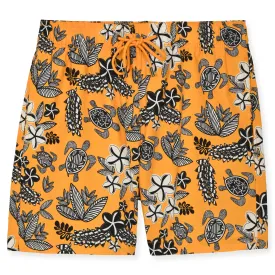 Citrine Geo Turtles Swim Trunk