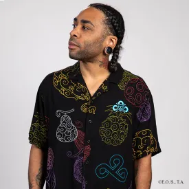 Cloud9 x One Piece Devil Fruit-Themed Button-Down Shirt for Fans