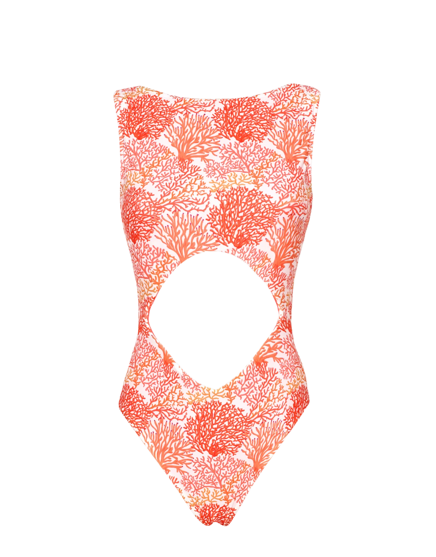 Coral One Piece   Reversible Ruffles