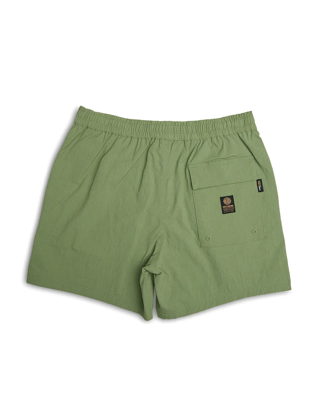 Cordura Glide Swim Short - Oil Green