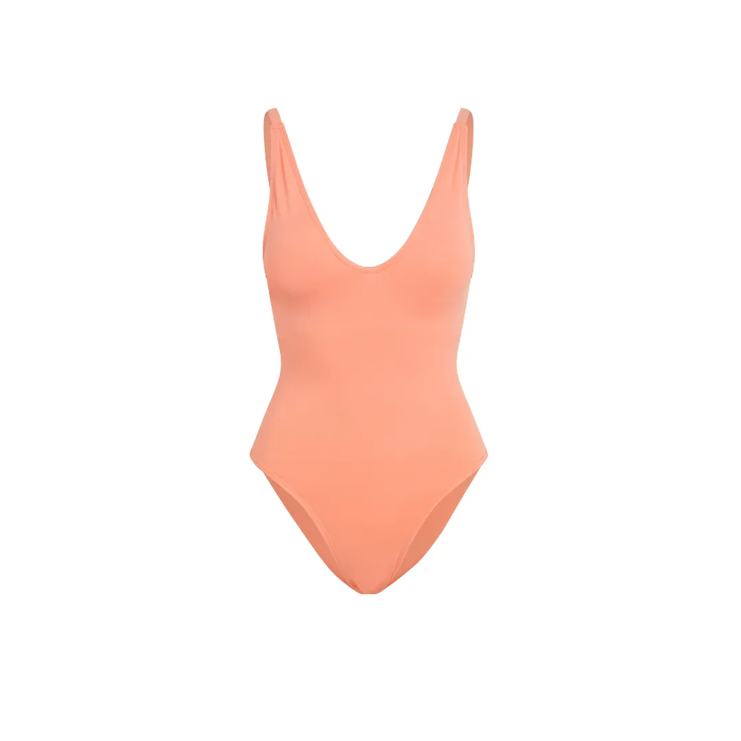 Crisscross One Piece (Peach)