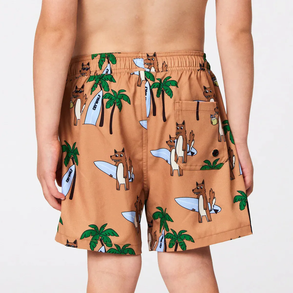 Cry Wolf Board Shorts Surf'n Mr Wolf