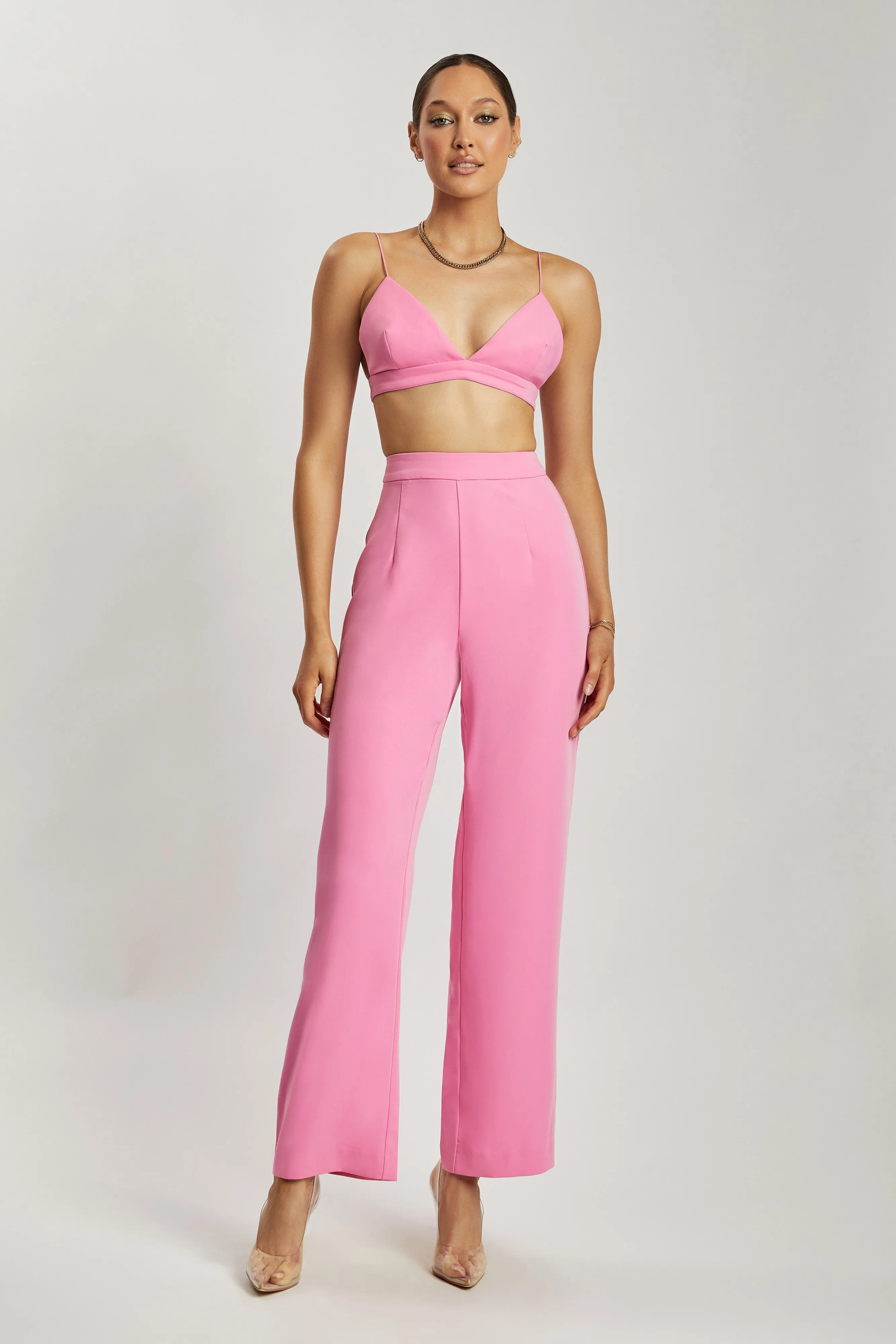 Cynthia Triangle Bralette - Pink