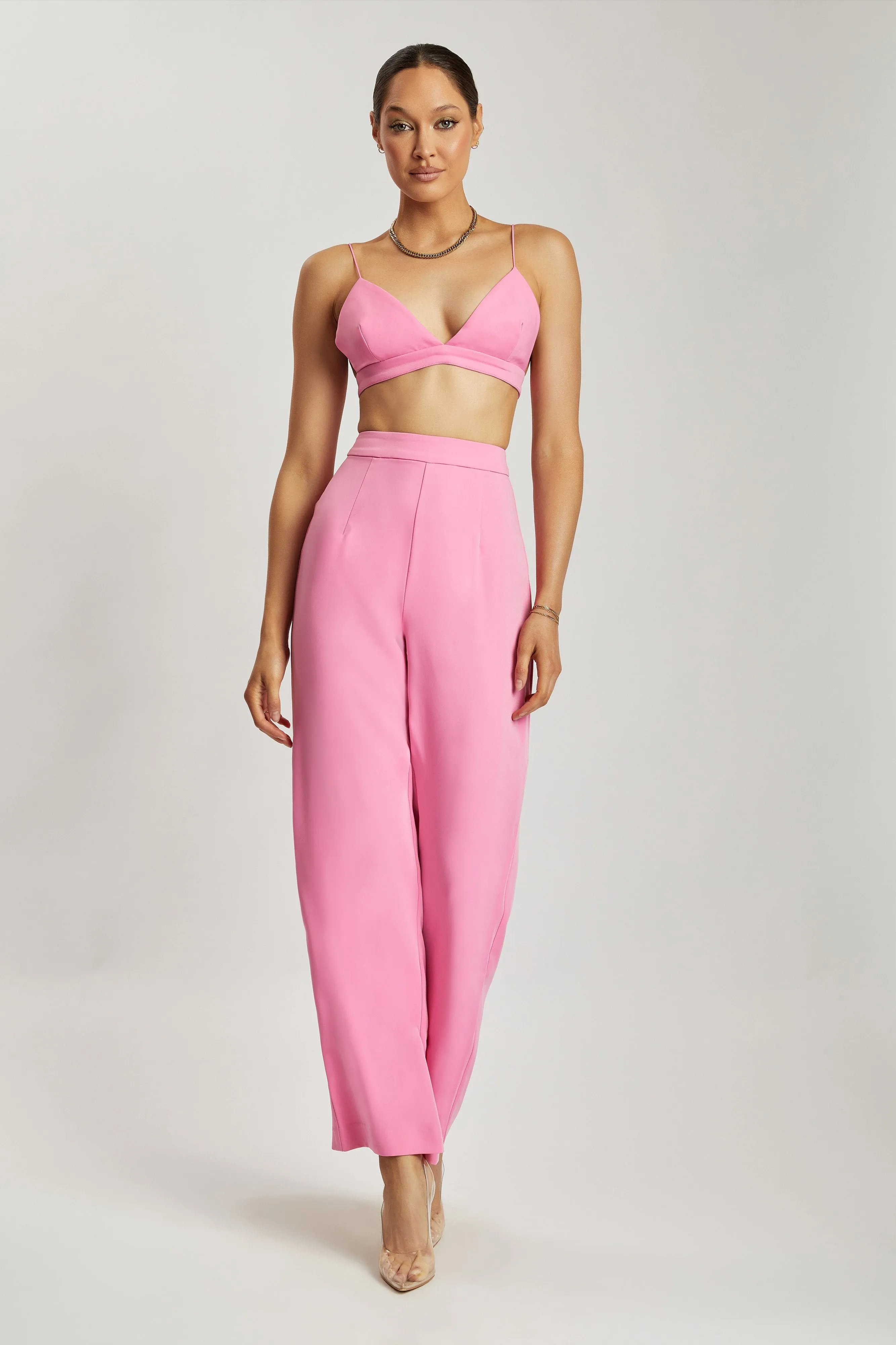 Cynthia Triangle Bralette - Pink