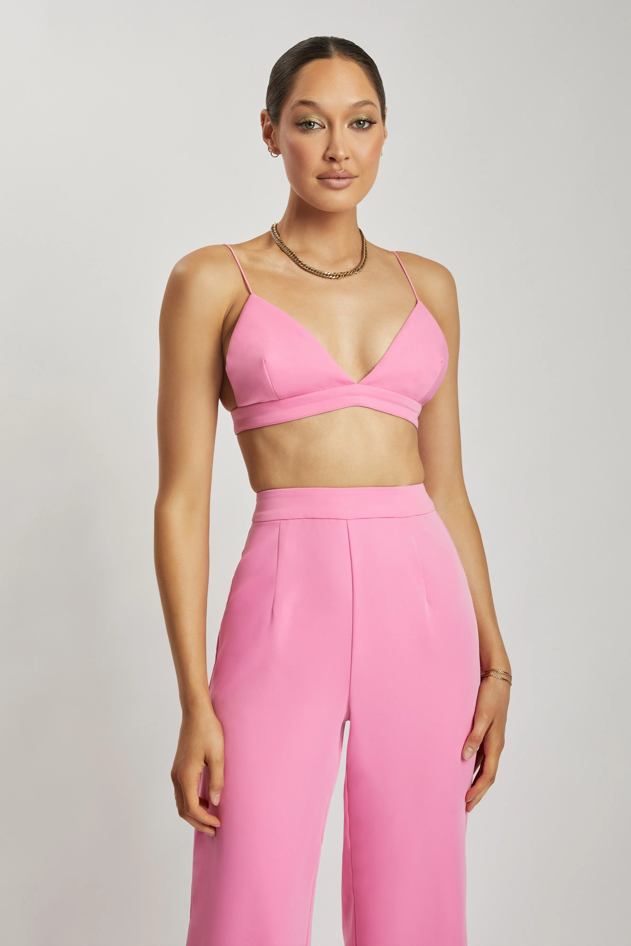 Cynthia Triangle Bralette - Pink