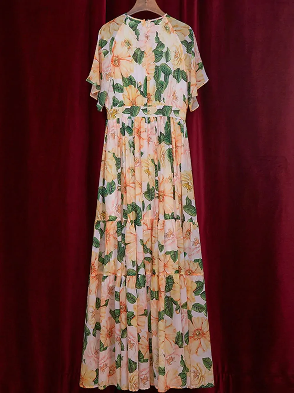 DICKA Floral Maxi Dress