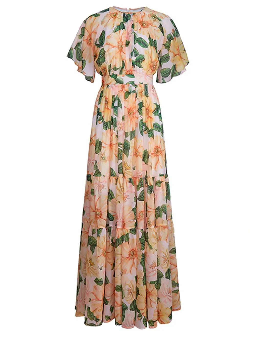 DICKA Floral Maxi Dress