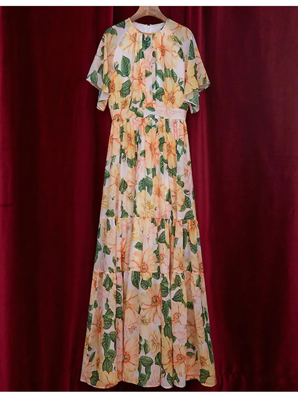 DICKA Floral Maxi Dress