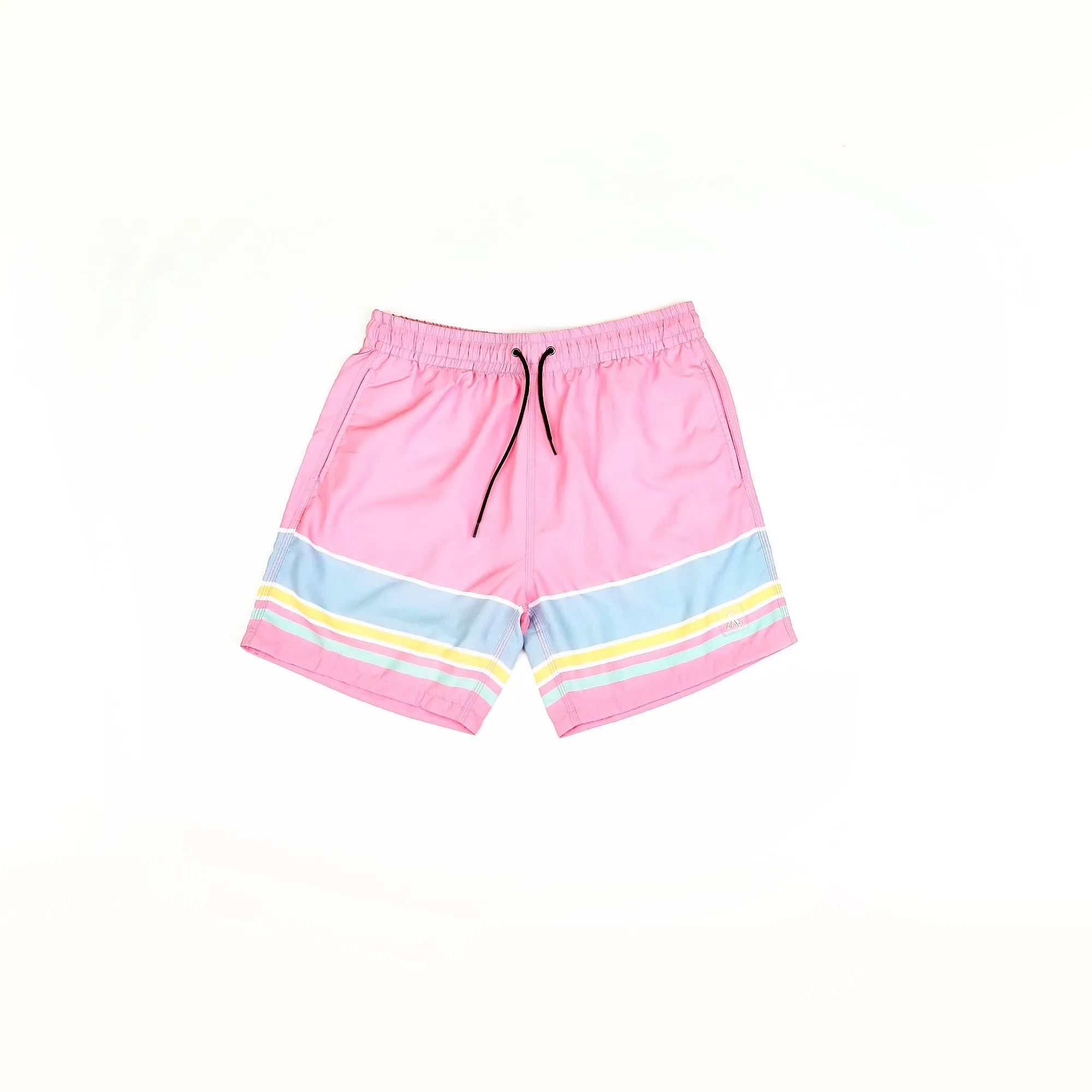 DLAB Men's Lines Hybrid Board Shorts (Pink)