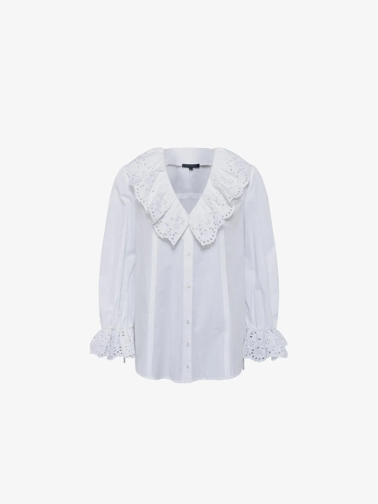 Ena Organic Rhodes Ruffle Blouse