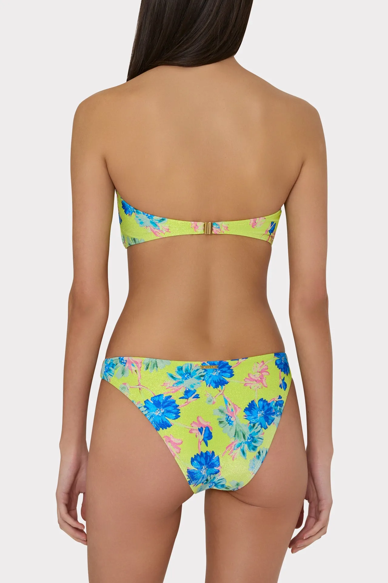 Floating Cosmos Twist Bandeau Top