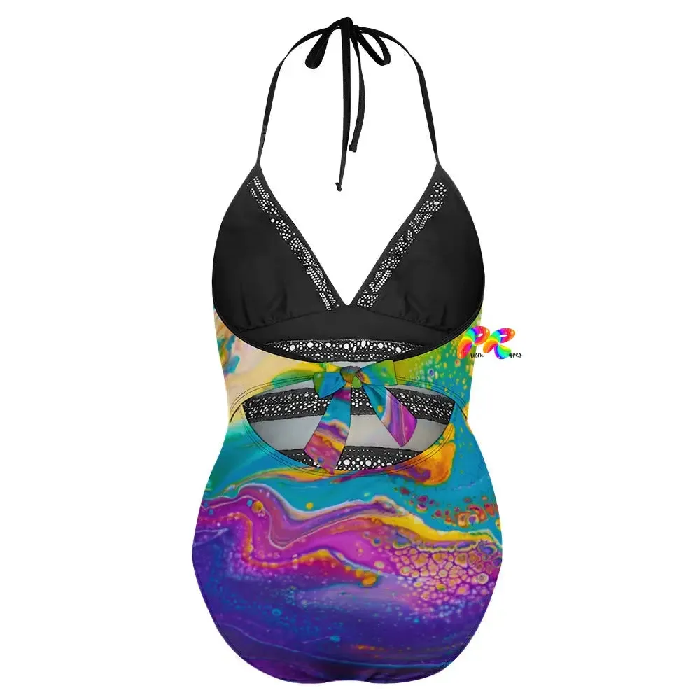 Fluid Palette Plus Size Festival Swimsuit