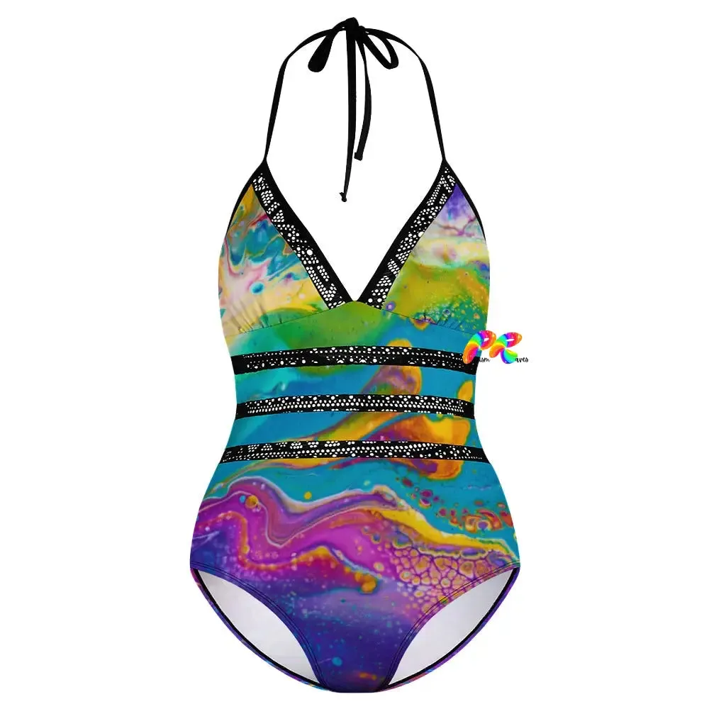 Fluid Palette Plus Size Festival Swimsuit