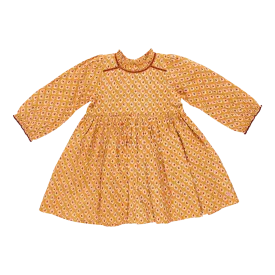 Girls Charlie Dress - Inca Gold Tear Drop