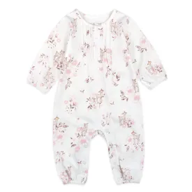 Girls Deer Floral Coverall