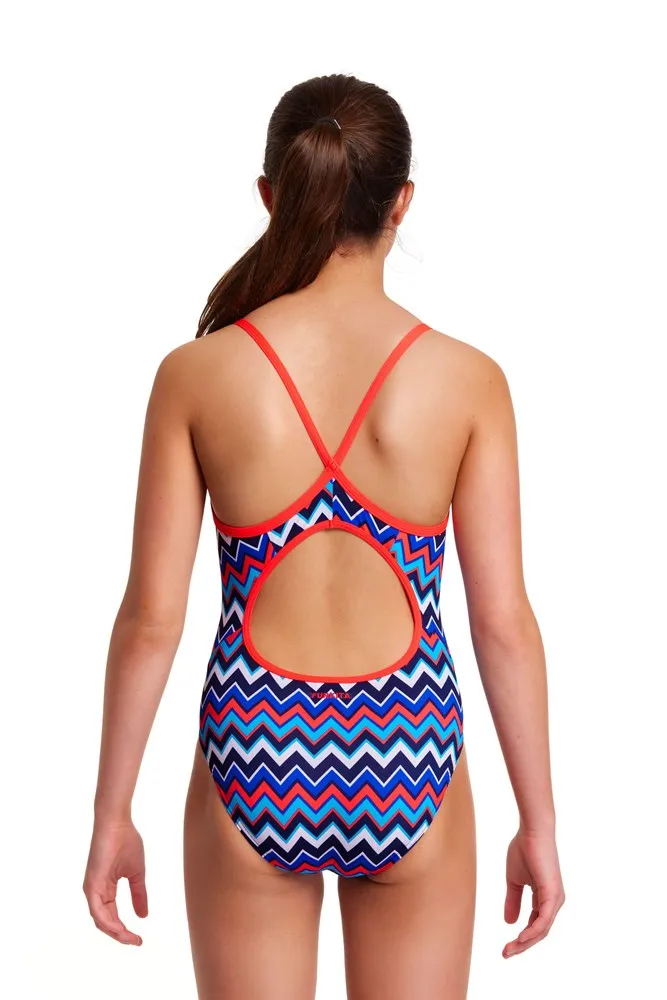 GIRL'S DIAMOND BACK ONE PIECE NAUTICAL MILE FUNKITA