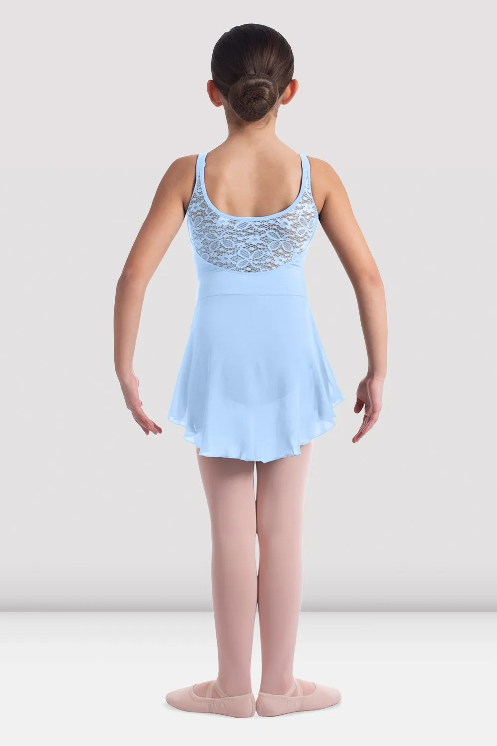 Girls Mirella Daisy Lace Camisole Skirted Leotard